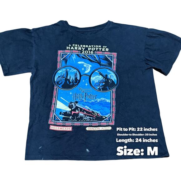 Vintage Tees - The Wizarding World of Harry Potter Graphic Tee*SZ M - Picture 3 of 5